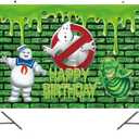 5 * 3ft Ghosts Backdrop Themed Birthday backgroud Backdrop for Indoor Party Party Decorations Supplies