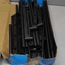 CuisinSmart 3-Tier Over The Toilet Rack, Metal Bathroom Shelves, Over The Toilet Storage, Freestanding Above Toilet Shelf for Bathroom, Laundry, Balcony, Space Saver, Black 