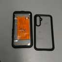 Lanhiem for Samsung Galaxy A36 Phone Case, IP68 Waterproof Dustproof, Built-in Screen Protector, Rugged Full Body Shockproof Protective Cover for Samsung A36 6.7", Black