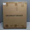 2025 Upgraded Tesla Model Y Sunshade roof, Non-Collapsing, snap-fit, Foldable, UV Blocking, Nano ice Crystal Coated Heat-Insulating Glass roof Sunshade (Set)