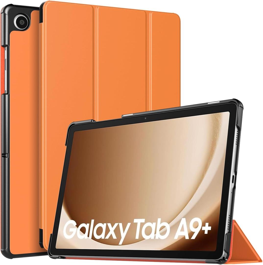 TiMOVO Case for Samsung Galaxy Tab A9+/A9 Plus 11 Inch 2023, Slim Lightweight Stand Hard Back Shell Protective Cover for Galaxy Tab A9+ Tablet SM-X210/X216/X218, Auto Wake/Sleep, Apricot