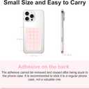 8PCS Silicone Suction Phone Case Mount, Non Slip Suction Cup, Hands-Free Phone Accessories Holder for Selfies and Videos, Silicone Adhesive Stand Sticky for Cell Phone