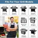 Grill Replacement Parts for Brinkmann 810-2511-S 810-2512-S 810-2410-S 810-2411-S, Replacement for Brinkmann Grill Grates 810-2511-S, for 810-2512-S Grill Grates, for Brinkmann 810-2511-S Grates