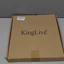 KingLive Guitar Vinyl Wall Clock Gifts for Holiday,Black Guitar Music Wall Clock Instrument Art Unique Gifts for Men Women Guitar Player for Birthday Wall Decor