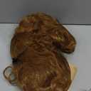 Long Brown Wig for Women Retro Curly Wig with bangs Brown Vintage Wig for Halloween,Daily Use