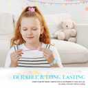 2 x 12 PCS Hair Balls for Girls, Colorful Bubble Ponytail Holders for Toddlers, Gentle No-Slip Hair Ties for Fine or Thick Hair