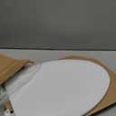 Bemis 1500EC 390 Lift-Off Wood Elongated Toilet Seat, Cotton White (Pack of 1)