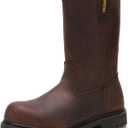 CAT Men's Revolver Pull-on Steel Toe Construction Boot (Size 11.5, Brown)