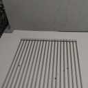 Tomorotec 17.7" x 15.5" Roll Up Dish Drying Rack Over Sink Drying Rack Sink Cover Kitchen Sink Accessories Gadget Multipurpose Organizer Foldable Stainless Steel Drainer (Grey) (Gray)