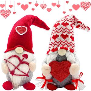 Valentines Day Decor - Valentines Day Decorations - Valentine Couple Gnomes Decorations for Home, Office - Valentine's Gifts for Her, Wife, Women, Girlfriend - Romantic Anniversary Vday Wedding Gift