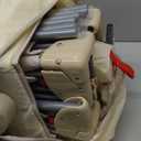 4 in 1 Baby Bassinet, Pack and Play, Bedside Crib Sleeper, Baby Bassinets Bedside Sleeper with Diaper Changer, Mosquito Net, Bottom Storage and Toy Bar for Newborn to Toddles (Beige)