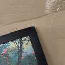 Lotus Flower Natural Large Wall Art for Living Room Mountain Landscape Framed Canvas Decor Waterfall Prints Painting Pictures Extra Large Floral Artwork for Bedroom Bathroom Office Home 30"x60"