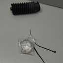 2PCS Inner Tie Rod Boot Kit with Zip Ties & Clamps,Thickened Silicone Rack and Pinion Boot for Steering Components,Durable Anti-Dust Steering Rack Boots Car Accessories