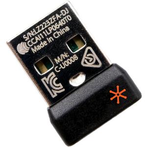 New USB Dongle Unifying Receiver for Mouse and Keyboard Compatible for Any Logitech Product that Display The Unifying Logo (Orange Star, Connects up to 6 Devices)