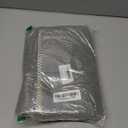 HITSLAM Non Slip Shower Mat for Textured Tub Floor, 21x21 Inch Square Loofah Bath Mat for Inside Shower Stall, Quick Drying, No Suction Cups, Grey