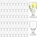 Patelai Set of 60 Water Goblet, 13.5 oz Clear Drinking Glasses Bulk Dishwasher Safe, Stemmed Water Glass for Juice Wine Beer Tea Sangria Cold Beverages, Reusable Glassware for Home Party Restaurant
