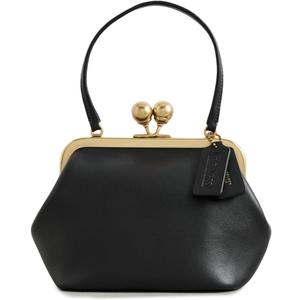 COACH Kisslock Frame Bag 16 (Black)
