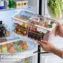 Chilled Serving Tray & Portable Party Platter with Lid, 8 Compartment Food Organizer for Road Trips, Picnics, Beach, Modern Snackle Box Container