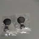 MOLOVA 2 Pack Leather for Airtag Holder Keychain, Compact Design with Air tag Case, Secure for Apple for Airtags Cover with Stainless Steel Ring Car Keys Ring Chain Fob Accessories(Black)