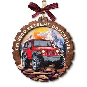 Off-Road Car Christmas Ornament 2025 - Offroad Extreme Adventure Gifts for Men Dads Brothers, Unique for Car Lovers, Outdoor Adventure Lovers Gift Ideas