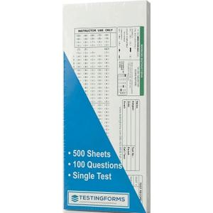 TEST-100E 882 E Compatible Testing Forms (500 Sheet Pack)