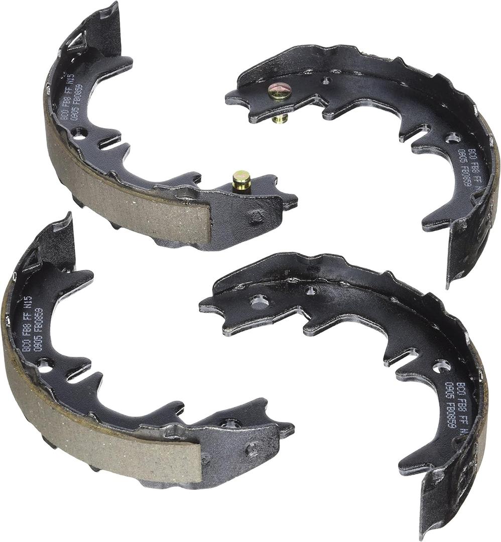 BOSCH BS859 Blue Parking Brake Shoe Set - Compatible With Select Lexus ES250, ES300, ES330, ES350, RX300; Toyota Avalon, Camry, Celica, Highlander, Solara