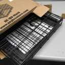 BestPet | Dog Crate | 18" | Black | Foldable Metal Kennel with Single Doors, Secure Slide-Bolt Latches, Leakproof Tray | Portable Dog Cage for Small Breeds | for Travel, Indoor & Outdoor Use