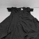 Long Black Formal Dresses for Women Gowns Evening Party Cocktail Dress,Split Elegant V Neck Wrap Ruffle Wedding Guest Dresses (XX-Large)
