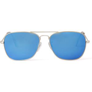 ADE WU Small Polarized Aviator Sunglasses for Women Men Classic Small Gold Square Aviators Shades