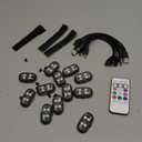 Wireless LED Strobe Lights with Remote Control, 2025 New Upgrade 4LED 8 Colors Waterproof Anti-Collision Led Warning Light USB Charing LED Lights for Car Drone Truck Motorcycle Aircraft Bike - 16PCS