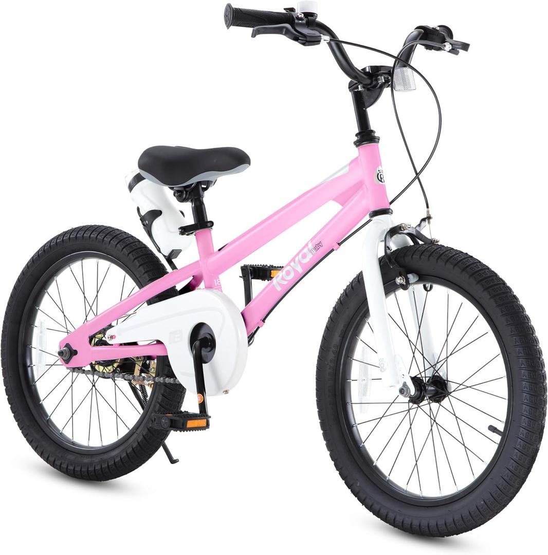 RoyalBaby Kids Bike with Dual Handbrake for Beginners,12 14 16 18 20 Inch Bicycle for Boys & Girls Ages 3-10 Years