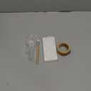 GEESTA Reusable Aluminum Foil Seals Kit Compatible with Nespresso Vertuoline Capsules (Wooden)