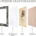 5x7 Picture Frames Set of 4 Vintage Photo Frame, Rustic Retro Photo Frame with Real Glass,Decorative Art Wall Mount and Tabletop Display Family Friends Wedding Gift, 5x7in
