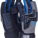 Holmes Workwear Performance Gloves, Synthetic Leather Palm, Thermoplastic Rubber Touchscreen-Compatible, M
