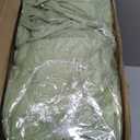 VitalCozy 100 Pcs Spandex Chair Sashes with Square Buckle Slider Stretch Chair Cover Band Universal Elastic Ties Straps Bows for Wedding Banquet Event Party Decoration(Sage Green)