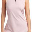 Spyder Womens Athletic Dress - Sleeveless Tennis Dress with Pockets, Quick-Dry Quarter Zip Golf Dresses for Women (S-XL) (Lilac)