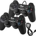 Umierke Wired USB Game Controller for Windows PC/Raspberry Pi, Dual Vibration Gaming Joystick, Gamepad for Laptop Desktop (Windows 11/10/8/7) & Steam/Roblox/RetroPie/RecalBox