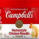 Campbell's Homestyle Chicken Noodle Soup Microwavable Bowl, 15.4 oz.