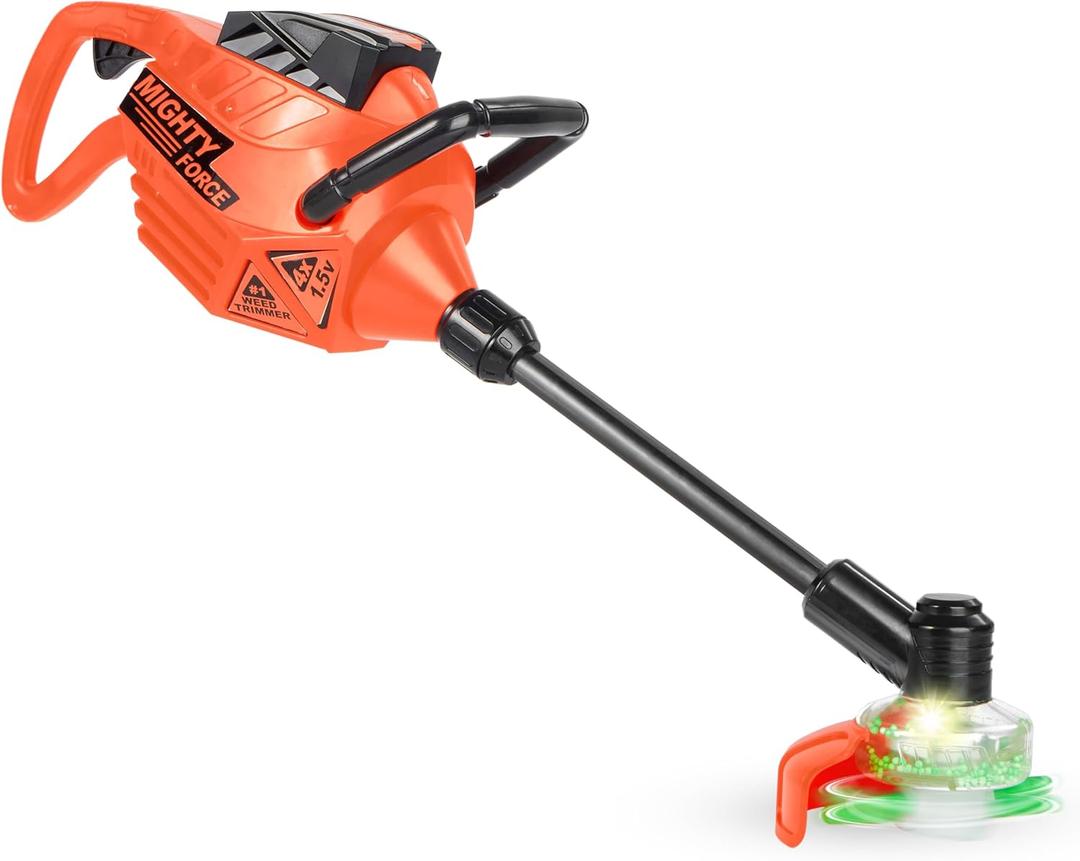 Toddler Weed Trimmer: Electronic Modern Pretend and Play Tool Designed for Little Hands Gardening Toy with Lights and Sounds, Birthday Gifts for Kids Age 3 4 5+