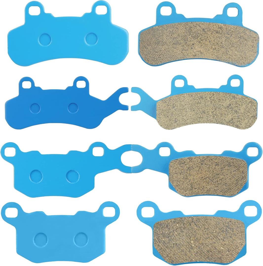 Youxmoto Ceramic Brake Pads Fit for Can-Am Defender HD8 DPS XT CAB MAX 2016 2017 2018 2019 2020 2021, Front and Rear Brake Pads Fit for Can-Am Defender MAX HD10 DPS/PRO HD10 XT Limited 2017-2022