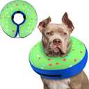 Supet Inflatable Dog Cone Collar Alternative After Surgery, Dog Neck Donut Collar Recovery E Collar for Neuter, Soft Pet Cone for Small Medium Large Dogs (XXL(Neck 18.5"-23.5"))