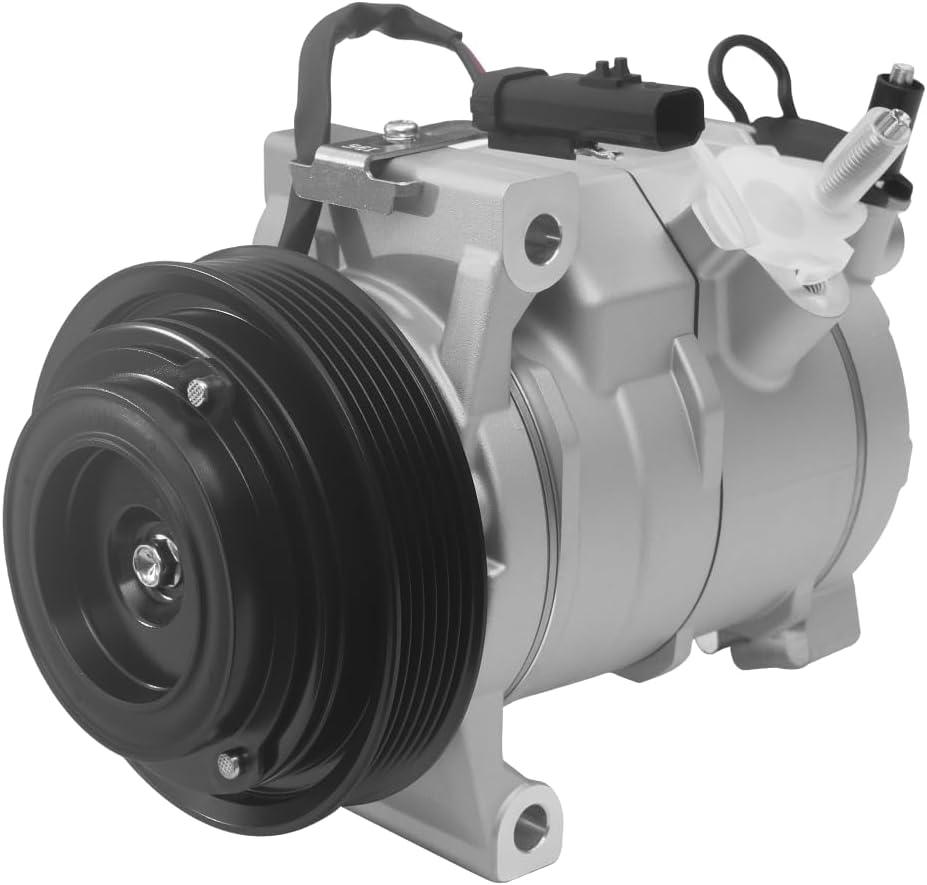 AC Compressor with Clutch Compatible with Jeep Grand Cherokee 2011-2021 & Dodge Charger 2011-2013, Durango 2011-2015, Challenger & Chrysler 300 - V8 Engine Only