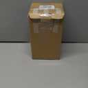 Bedside Table Lamp with Touch Control & USB C+A Charging Ports LED Desk Lamp with 2 AC Outlets, Minimalist Nightstand Light with Black Fabric Shade for Bedroom, Living Room, Office, White