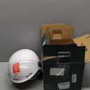 Motorcycle Helmet DOT Certified, German Style Half Helmet Electric Bike Scooter with Windshield Glasses Cool Retro Helmet for Men and Women (Medium)