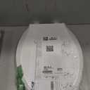 KOHLER 4636-RL-0 Cachet ReadyLatch Elongated Slow Close Toilet Seat, Soft Close Toilet Seat Quiet Lid, Contoured Grip-Tight Bumpers Installation Hardware, Apartment Essentials, White