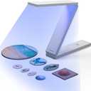 UV Light for Resin Curing, 54W UV Resin Light Lamp, Wireless & Foldable, 3-in-1 Uses for Molds, DIY Craft Deco (White)