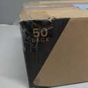 NEATERIZE Clothes Hangers 50 Pack Black - Plastic Hangers 