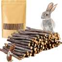 600g Organic Apple Sticks Small Animals Molar Wood Treats Toys for Chinchillas Guinea Pig Rabbits Hamster Gerbil Parrot Bunny Chew Stick Toys, 21.2 OZ (1.33 Pound (Pack of 1))