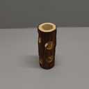 Natural Wood Tunnel Hamster Tunnel for Hamster Reptile Small Animals Cage Hollow Tree Trunk Hideout Toy (7.9"2.7")