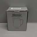 Milk Frothing Pitcher, 32oz Stainless Steel Milk Frother Cup Steaming Pitcher, Cappuccino Espresso Accessories Coffee Bar Barista Tools, Metal Steamer Cup Milk Jug with Latte Art Pen, Matte Steel